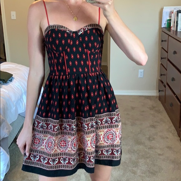 Women’s Black & Red Dress - Picture 2 of 4